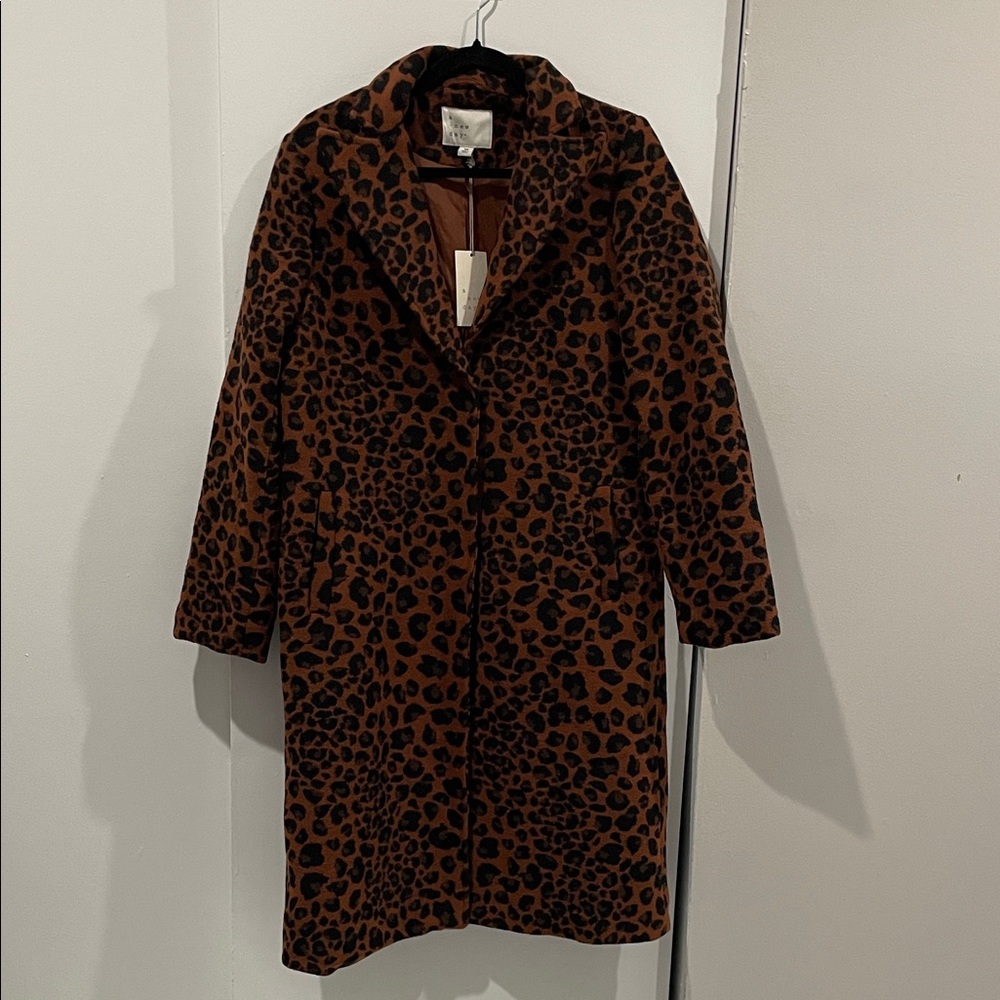 a new day Target Brown Leopard Print Coat